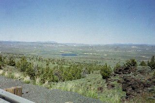 The eastern edge of the Cascades.  Everything east of this was desert/tundra.