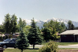 The view from suburban Salt Lake City